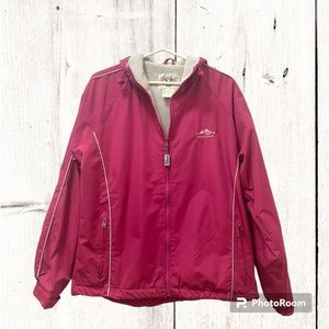 Ladies' Hot Pink Fleeced Lined Jacket